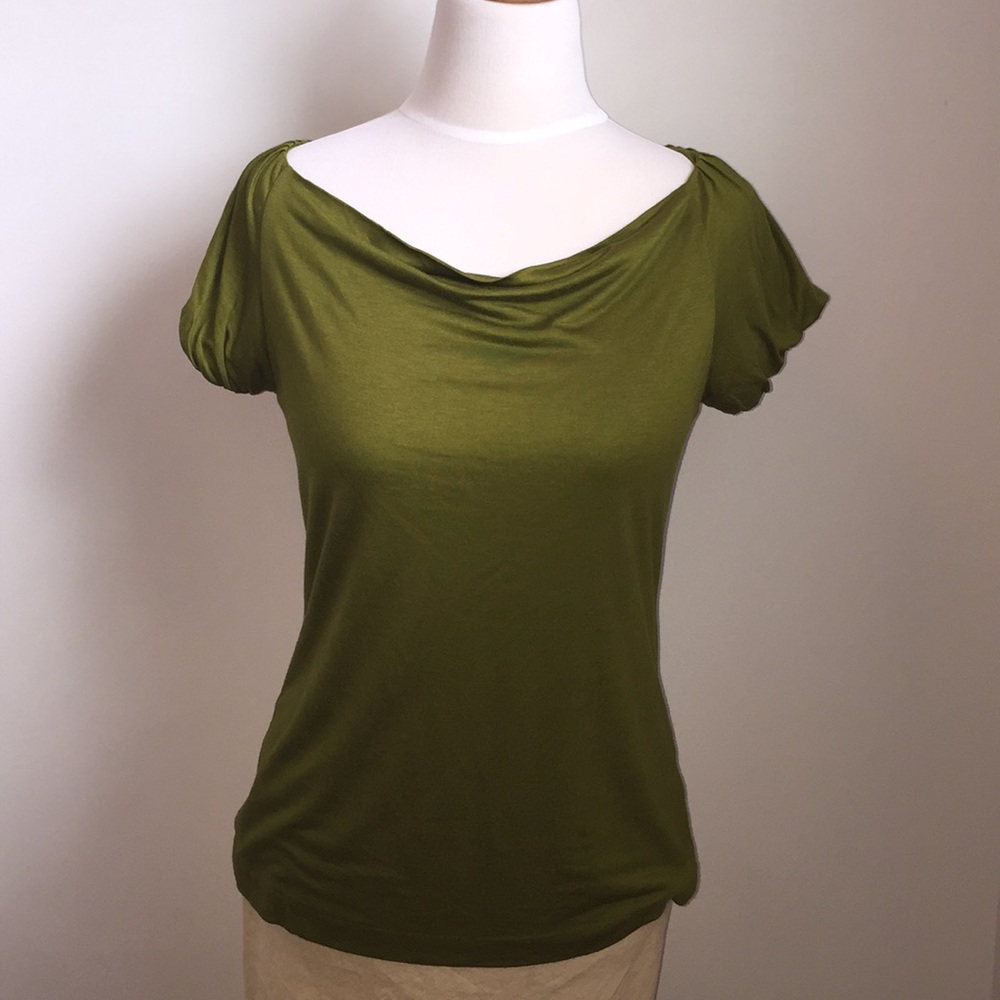 Banana Republic Cap Sleeve Luxe Tee